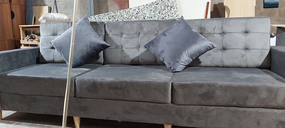 Sofa Nỉ Nệm Rút Giây Khung Keo Giá Rẻ