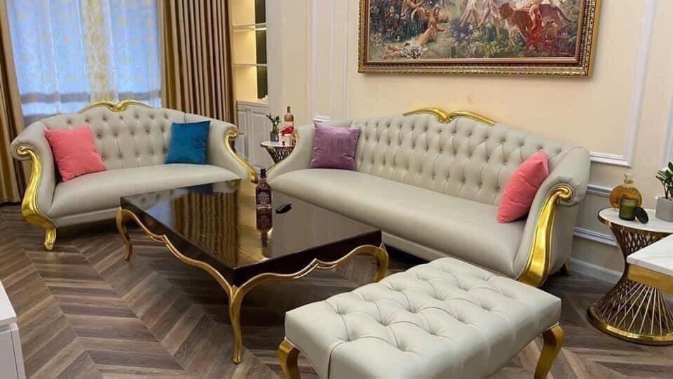 Sofa Da Phòng Khách Cao Cấp Mới 2024